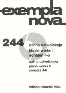 Ustwolskaja Klavierwerke Vol.2 Sonaten No.4 - 5 - 6