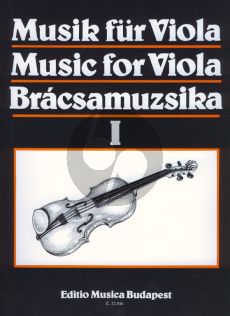 Album Music for Viola Vol.1 for Viola and Piano (from Bach to Stamitz) (Edited and published by Szeredi-Saupe Gusztav)