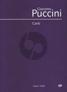 Puccini Canti per Voce e Pianoforte (edited by Riccardo Pecci)