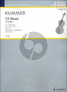 12 Duos Op.105 fur 2 Violoncellos Playing Score