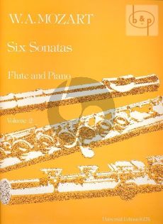 Mozart 6 Sonatas Vol.2 Flute-Piano (edited by Frans Vester)