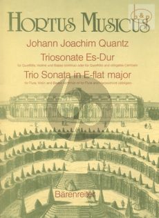 Trio Sonata E-flat major (Flute-Violin-Bc) (or Flute with Obl.Cembalo)