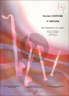 Lefevre Sonate No.7 Clarinette-Piano (Lancelot)