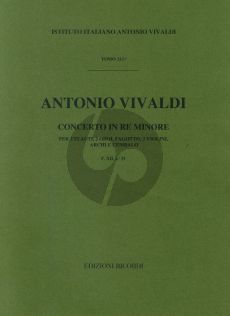 Vivaldi Concerto D min. F.XII n.31 winds-str.-bc