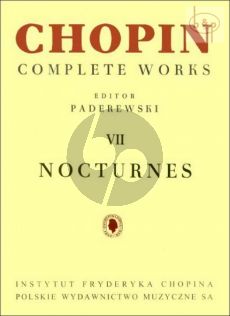 Chopin Nocturnes for Piano (Paderewski) (Complete Works VII)