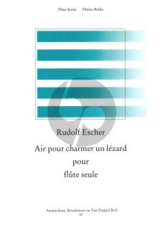 Escher Air pour charmer un Lezard Flute solo (de Reede)