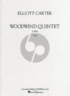 Carter Quintet for Woodwinds Flute-Oboe-Clar.-Horn-Bassoon (Parts)