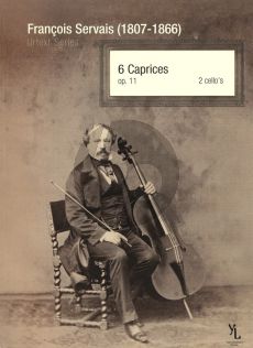 Servais 6 Caprices Op.11 for 2 Cellos