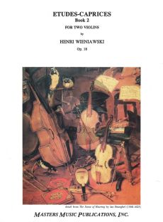 Wieniawski Etudes-Caprices Op.18 Vol.2 Violin (with Second Violin)