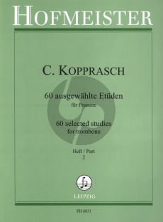 Kopprasch 60 Ausgewahlte Etuden Vol.2 Posaune (Franz Seyffarth)