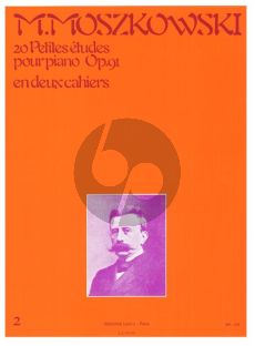 Moszkowski 20 Petites Etudes Opus 91 Vol. 2 Piano