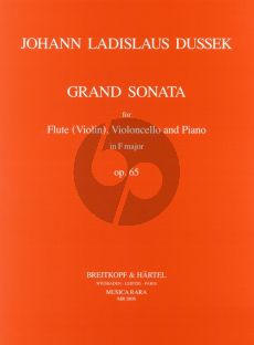 Dussek Grand Sonata F-Major Op.65 for Flute, Violoncello and Piano (D. Lasocki)