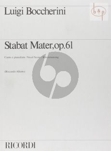 Stabat Mater Op.61 (G.532) (3 Voices[SST]-Strings) (Vocal Score) (version of 1800)