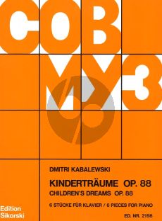 Kabalevsky Kindertraume Op.88 (Children's Dreams) (6 Pieces)