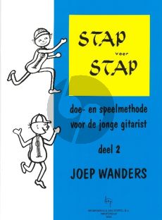 Wanders Stap voor Stap Vol.2 Methode voor Gitaar voor jonge kinderen (Method for Young Children Dutch Language)