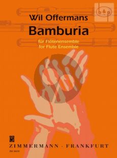 Bamburia for Flute Ensemble (5 Fl.[C]-Bass Fl.)