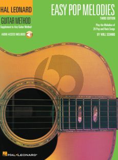 Easy Pop Melodies for Guitar (Book with Audio online) third edition