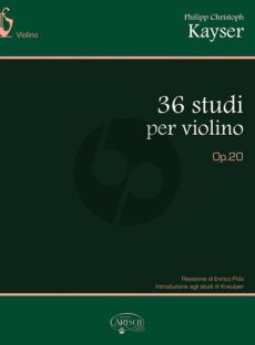 Kayser 36 Studi Op.20 Violino (Ennico Polo)