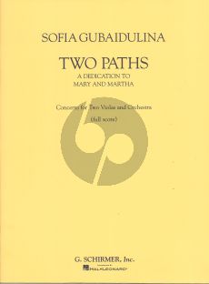 Gubaidulina 2 Wege / 2 Paths Konzert fur 2 Violas und Orchester Studienpartitur
