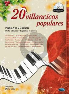 Leiva 20 Villancicos Piano-Vocal-Guitar (Bk-Cd)