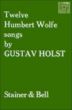 12 Humbert Wolfe Songs