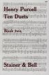 Purcell 10 Duets Vol.2 Nos. 7 - 10 for 2 Voices and Piano