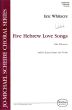 Whitacre 5 Hebrew Love Songs SATB-Violin-Piano