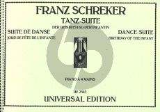 Schreker Tanz-Suite "Der Geburtstag der Infantin" for Piano 4 Hands