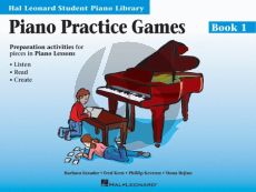 Hal Leonard Piano Practice Games Book 1(Hal Leonard Student Piano Method)