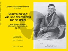 Rinck Sammlung von Vor- und Nachspielen für die Orgel zum Gebrauche beim öffentlichen Gottesdienste Op.129 Band 2 Praeludien II (Rainer Goede)