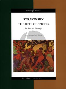 Strawinsky The Rite of Spring (Sacre du Printemps) Full Score (Boosey Masterworks Library)