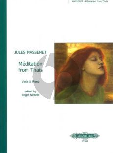 Massenet Meditation from Thais Violin-Piano (ed. Roger Nichols)