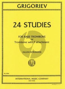Grigoriev 24 Studies Bass Trombone (Ostrander)