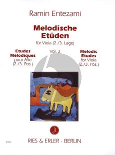 Entezami Melodische Etuden Vol. 2 Viola (2 & 3. Lage)