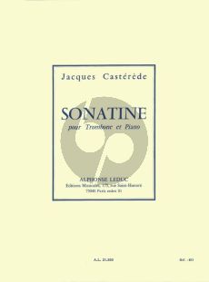 Casterede Sonatine pour Trombone et Piano