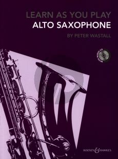 Wastall Learn as you Play Alto Saxophone Book with Cd
