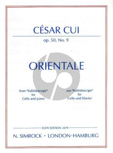 Cui Orientale Op.50 No.9 (from Kaleidoscope)
