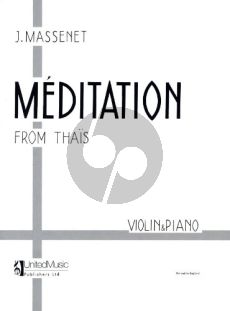 Massenet Meditation from Thais Violin-Piano