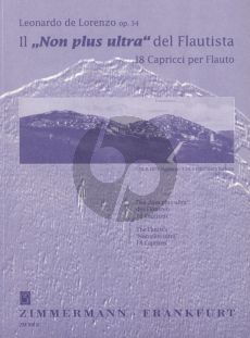 Lorenzo Il Non Plus Ultra des Flautista Op.34 (18 Capricci)