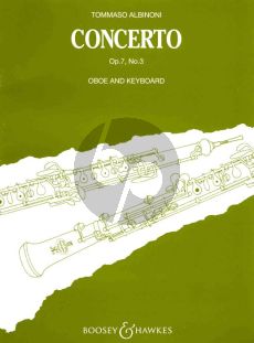 Albinoni Concerto Op.7 No.3 B-flat Oboe-Piano (Paumgartner)