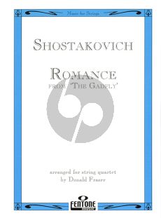 Shostakovich Romance (from the Gadfly) String Quartet (Score/Parts) (arr. Donald Fraser)