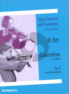 Sitt Concertino Op.70 a-minor Violin - Piano