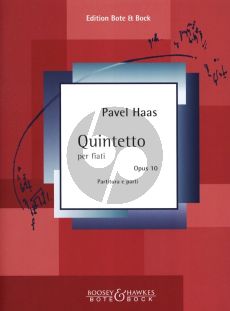 Haas Quintet Op. 10 Wind Quintet (Score/Parts) (edited by Lubomir Peduzzi)