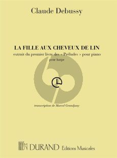 Debussy Fille aux Cheveux de Lin Harp (Preludes) (Marcel Grandjany)