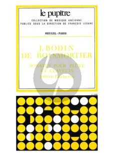 Boismortier 6 Sonates Op.91 Flute et Clavecin[Piano] (Edition Pincherle)