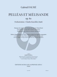 Faure Pelléas et Mélisande Op.80 Partition (Koechlin)