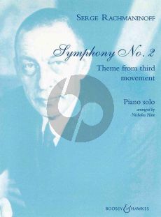 Rachmaninoff Theme from Symphony No. 2 3th. Movement Piano solo (arr. Nicolas Hare)