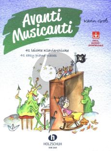 Gross Avanti Musicanti Klavier (41 Leichte Klavierstücke) (Buch mit Audio online)