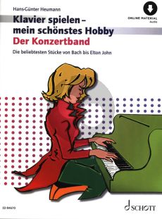 Heumann Der Konzertband (Klavierspielen mein schonstes Hobby, die beliebtesten Stücke von Bach bis Elton John Buch mit Audio Online