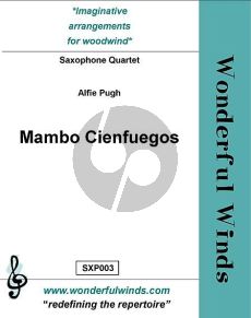 Pugh Mambo Cienfuegos 4 Saxophones (SATB) (Score/Parts)